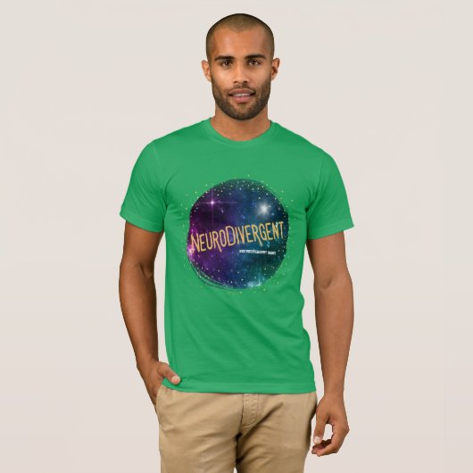 T-shirt Chemise spatiale NeuroDivergent (Devant entier)