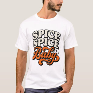 T-shirt Chemise Spice Spice Baby Vintage Rétro Typographie