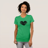 T-shirt Chemise St Patrick's Day pour femmes au design vin (Devant entier)
