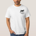 T-shirt Chemise stable personnalisée de course d'attelages<br><div class="desc">Changement de conception de course d'attelages juste le nom stable à vos propres !</div>
