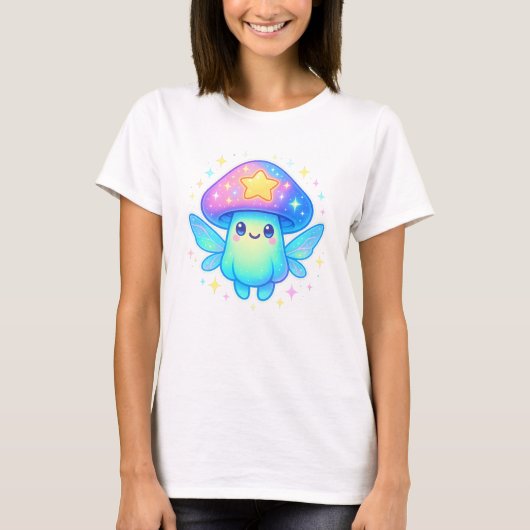 T-shirt Chemise Starshroom Kawaii (Devant)