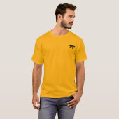 T-shirt Chemise subtile de l'arme à feu MP5 (Devant entier)