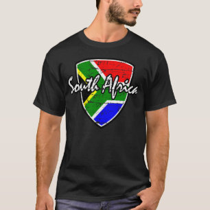 T-shirt Chemise sud-africaine de drapeau