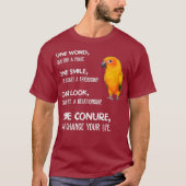 T-shirt Chemise Sun Conure One Conure Parrot Bird Change (Devant)