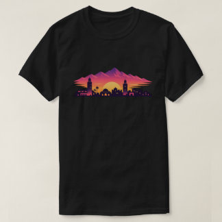 T-shirt Chemise Sunset Moroccan Skyline