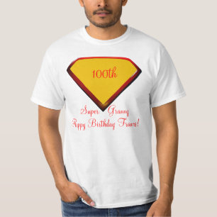 T-shirt Chemise superbe d'anniversaire de mamie de 100 ans