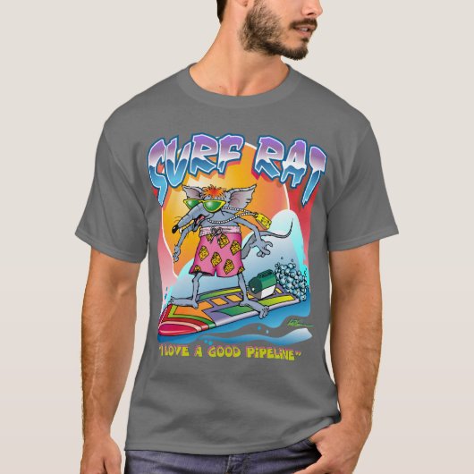 T-shirt Chemise surf Rat (Devant)