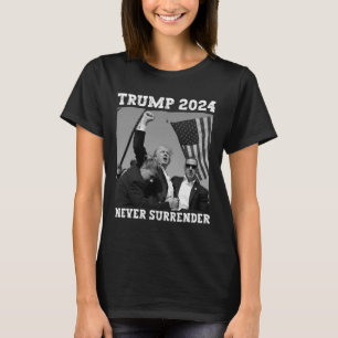T-shirt Chemise Surrender Trump 2024 Sauvez l'Amérique Tru