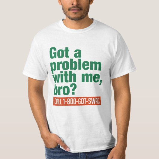 T-shirt Chemise SWAG - choisir style et couleur (Devant)