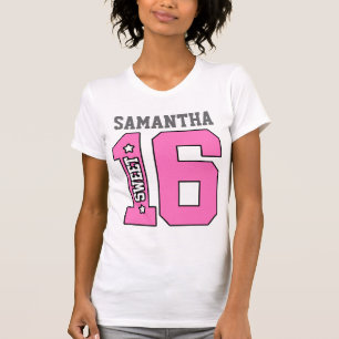 T-shirt Chemise Sweet sixteen personnalisée