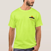 T-shirt Chemise synthwave Sunset Rétro-Vague (Devant)