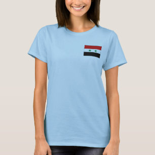 T-shirt Chemise Syrienne Drapeau + Carte