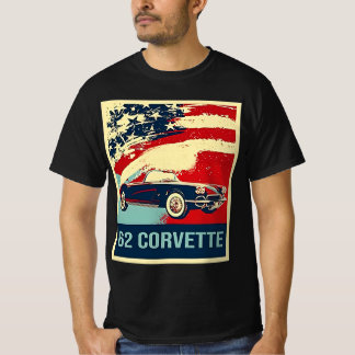 T-shirt Chemise T 1962 C1 Corvette Pop Art Style