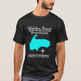 T-shirt Chemise T À Longs Manches Du Massachusetts Walden 