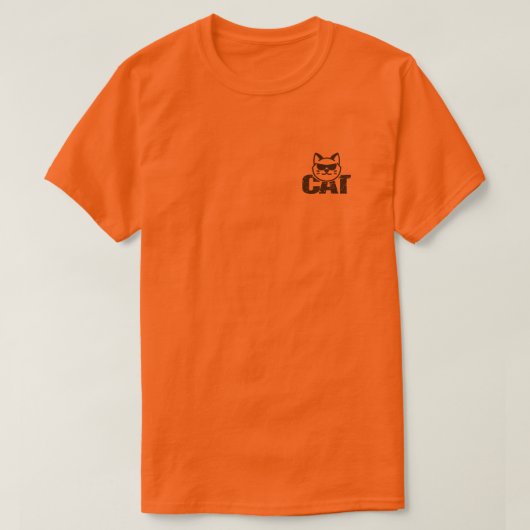 T-SHIRT CHEMISE T CHAT (Design devant)