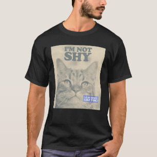 T-shirt Chemise T Chat Drôle