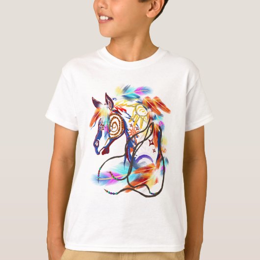 T-shirt Chemise T Cheval Lumineux (Devant)