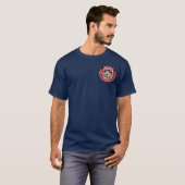T-shirt Chemise T classique 8 moteur (coton à mélange lour (Devant entier)