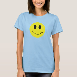 T-shirt Chemise T classique brillante Jaune Grinning