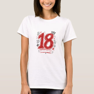 T-shirt Chemise T d'anniversaire personnalisée cool grunge