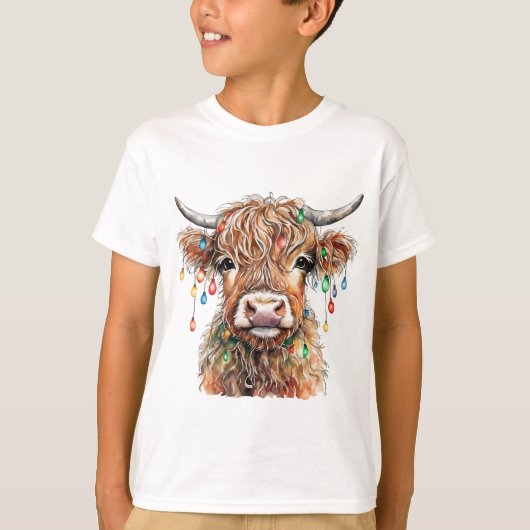 T-shirt Chemise T de vache Highland (Devant)