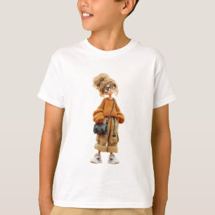 T-shirt chemise T doll poubelle