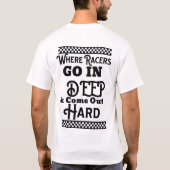 T-shirt Chemise T En Blanc (Dos)