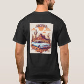 T-shirt CHEMISE T foncée de base (Dos)