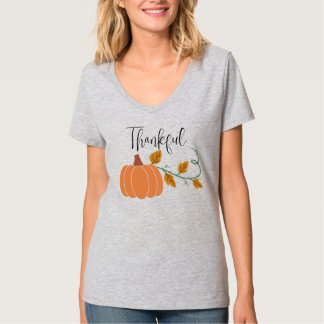 T-shirt Chemise T-Gratitude De La Récolte