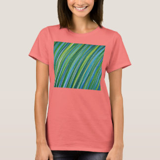 T-shirt Chemise T Grille Vert