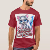 T-shirt Chemise T Kitten Chrome (Devant)