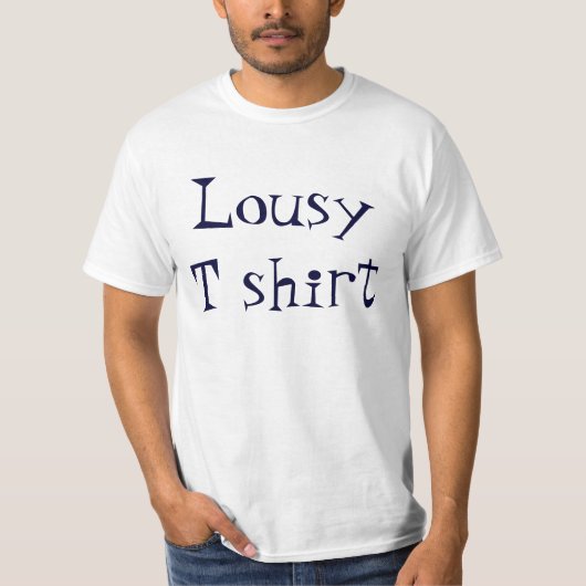 T-shirt Chemise T Lousy (Devant)