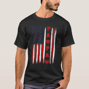 T-shirt Chemise T Pawpaw Patriotique américaine sur Christ