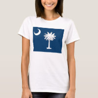 Chemise T pour femmes avec le drapeau de l'État de