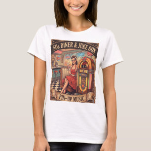 T-shirt Chemise T pour femmes vintage NRH 50s Diner & Juke