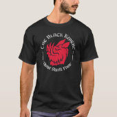 T-shirt Chemise T Python Chevalier Noir (Devant)