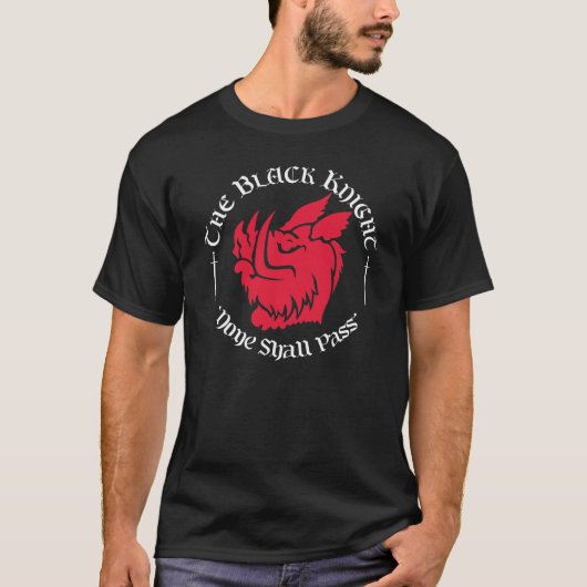 T-shirt Chemise T Python Chevalier Noir (Devant)