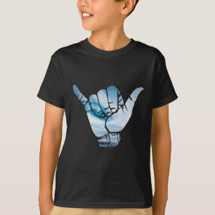 T-shirt Chemise T Shaka Océan Surfing Vague Surfeur Hawaii