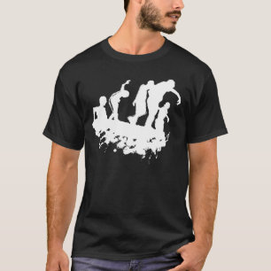 T-shirt Chemise T Silhouette Invertie De La Procession Zom