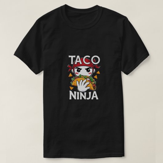 T-shirt Chemise Taco - Drôle & Saveur (Design devant)