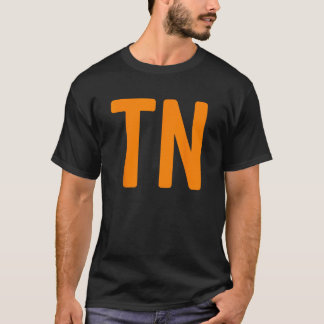 T-shirt Chemise Tennessee Simple TN Orange State Pride Fan