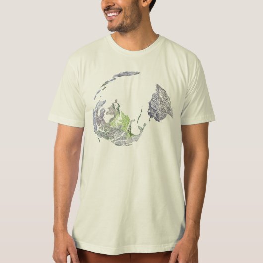 T-shirt Chemise Terre (Devant)