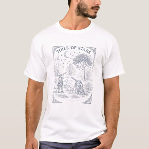 T-shirt Chemise Toile De Stars Scène D'observation Des Éto