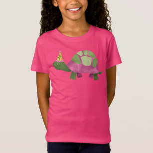 T-Shirt Chemise tortue rose   Anniversaire de la tortue