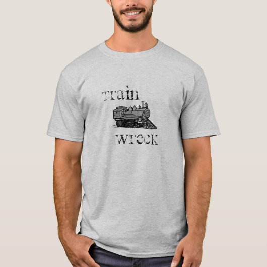 T-shirt Chemise Train Wreck (Devant)