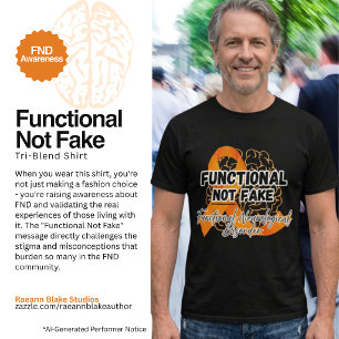 T-shirt Chemise tri-blend FND Sensibilisation Fonctionnel