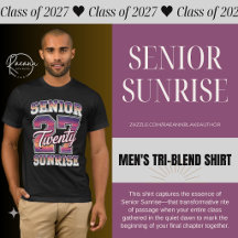 Chemise Tri-Blend Homme Senior Sunrise 2027