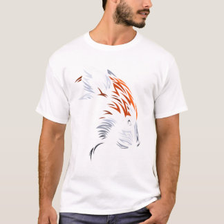 T-shirt Chemise Tribal Red Panda T en style tatouage migno