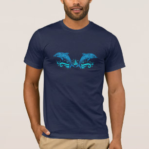 T-shirt Chemise tribale de dauphins - choisissez le style