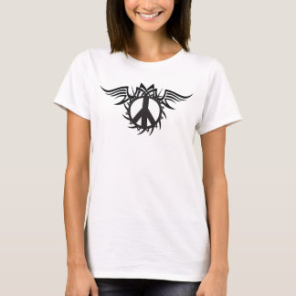 T-shirt Chemise tribale de tatouage de signe de paix